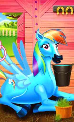 Princesa arco iris Pony juego 3