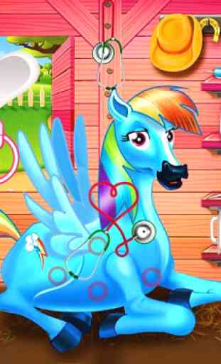 Princesa arco iris Pony juego 4