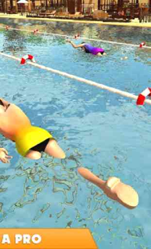 Ronda de natación playa de las mujeres juego 4