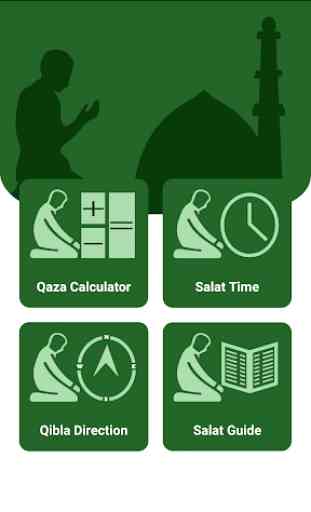 Salat Manager - Qaza Calculator, Time & Direction 1
