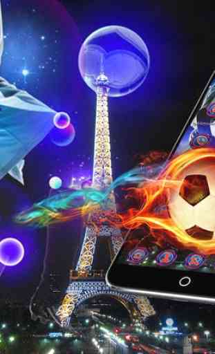 Tema de lanzador de fútbol de París 1