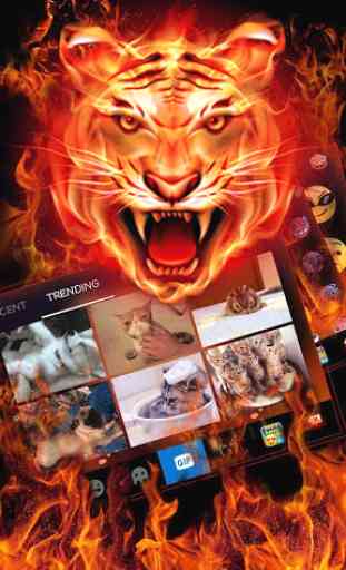 Tema de Teclado Cruel Tiger 3D 2