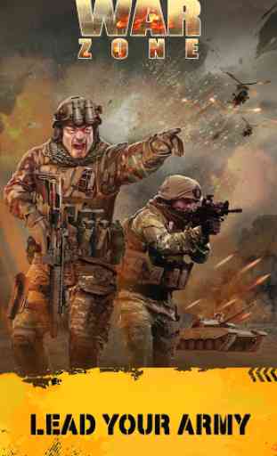 WARZONE: Military Strategy Games - World War RPG 1