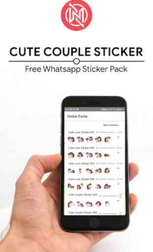 WAStickerApps - Cute Couple Sticker Pack 1