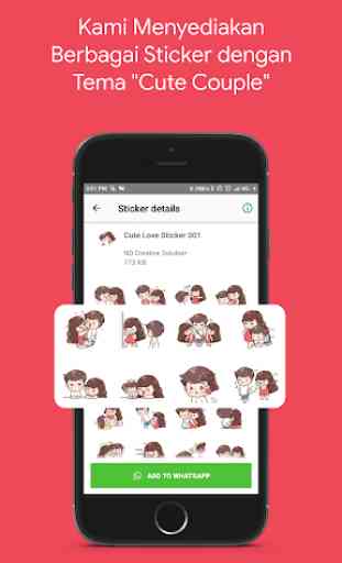 WAStickerApps - Cute Couple Sticker Pack 3
