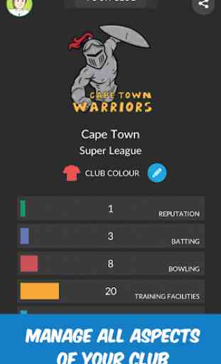 Wicket Super League - A Cricket Manager Game! 2