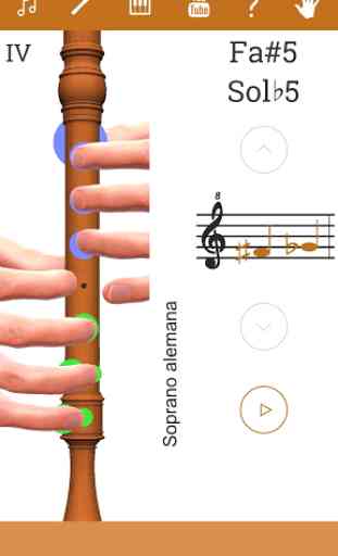 3D Flauta Dulce Notas - Como Tocar Flauta Dulce 1