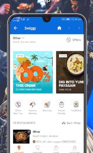 All in one food ordering app - Coupons, deals 3