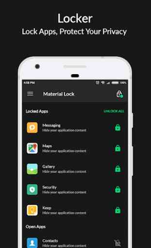 Applock Material - Lock Apps, PIN & Pattern Lock 1
