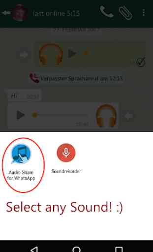 Audio Share for WhatsApp 2