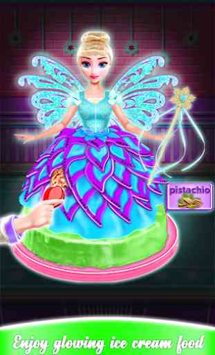 ¡Brilla en The Dark Ice Cream Fairy Cake! Muñecas 4