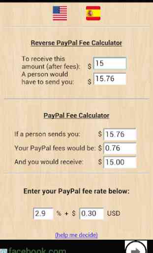 Calculadora para Paypal (fees) 3