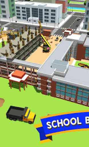 City Builder : High School Construction Games 1