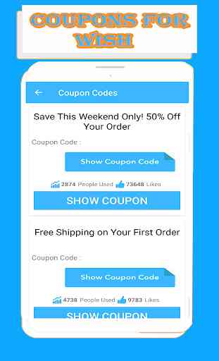 Coupons for Wish & Promo codes 3