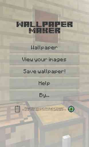 Crea tu Wallpaper Minecraft 2