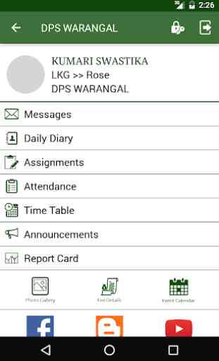 DPS Warangal Parent Portal 4