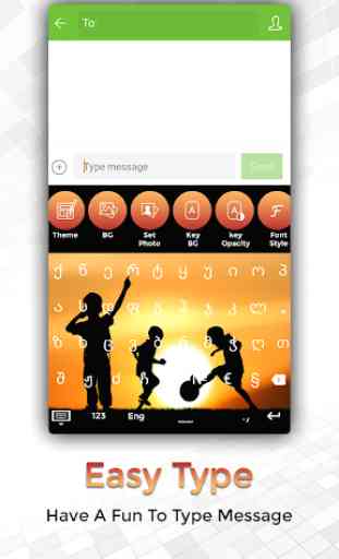 Easy Typing Georgian Keyboard, Fonts and Themes 2