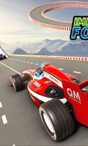 Fórmula coche imposible pistas rampa coche 2
