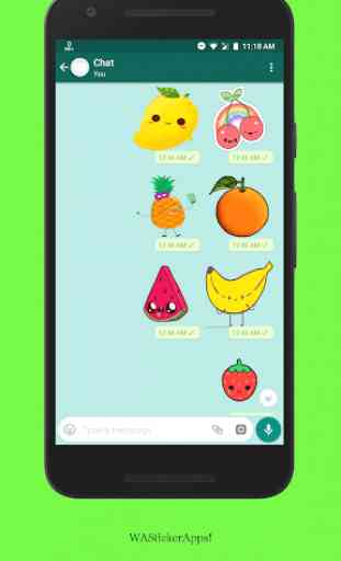 Fruit Sticker App for WhatsApp 1