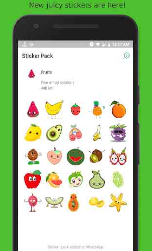 Fruit Sticker App for WhatsApp 2