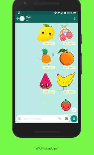 Fruit Sticker App for WhatsApp 3