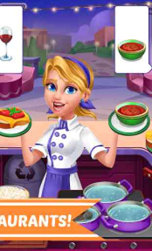 Juegos de cocina para niñas Restaurant Craze Fever 2