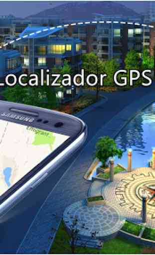 Localizador GPS móvil, mapas, identificador de 4