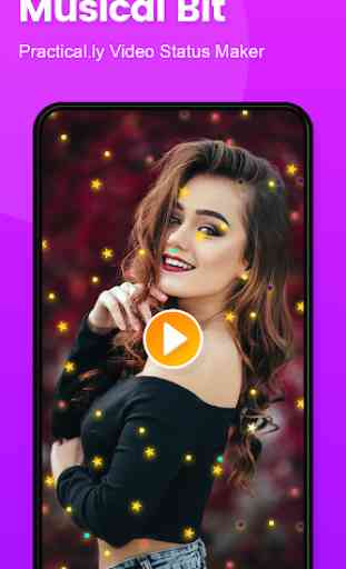 Parcticlely.ly photo video maker Musical Bit video 1