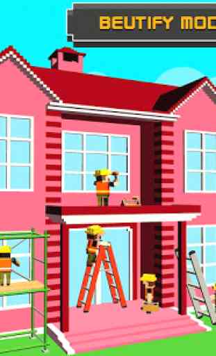 Pink Girl House Construction 4