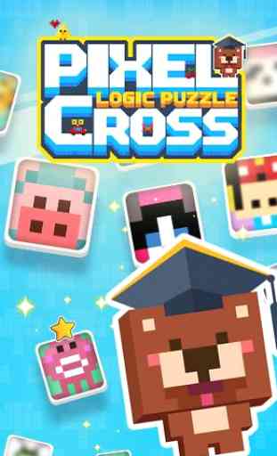 Pixel Cross Logic Puzzle 1