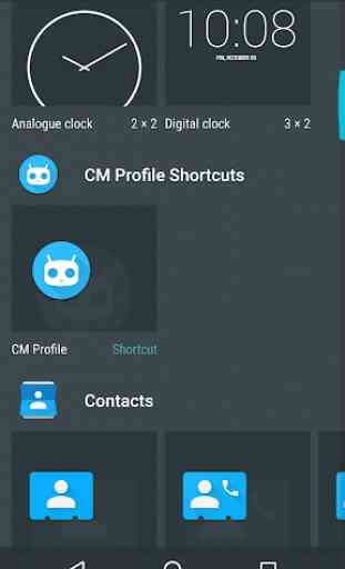 Profile Shortcuts for LineageOS 1