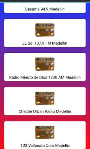 Radios de Medellín - Colombia FM-AM 1
