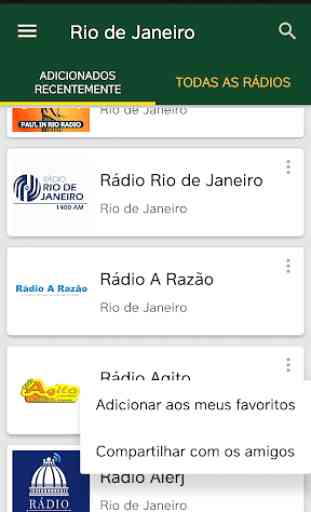 Radios de Rio de Janeiro - Brasil 1