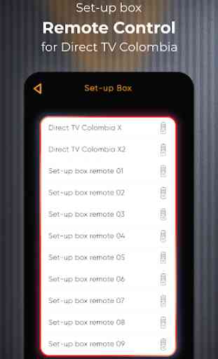 Remote Control For Direct TV Colombia 3