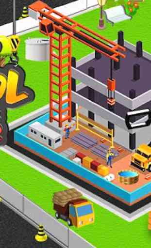 School Building Construction Site: Builder Game 1