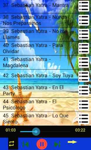 Sebastian Yatra 40 canciones sin internet. 2