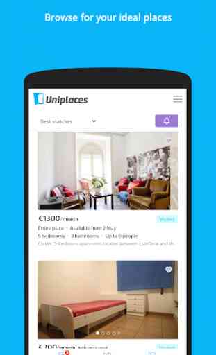 Uniplaces: Apartments, rooms & beds for rent 3