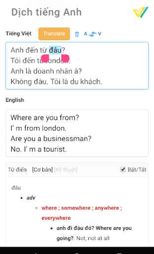VIKI Translator: English Vietnamese Translator 3