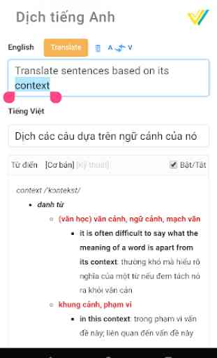 VIKI Translator: English Vietnamese Translator 4
