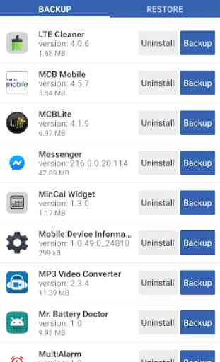 App Backup & Restore | Quick App Uninstaller 2