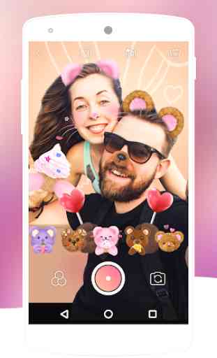 Bear Face Swap Camera-Free Cute Live Stickers 2