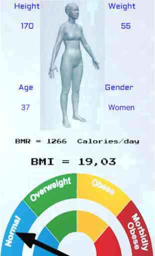BMR / BMI  Calculator 2