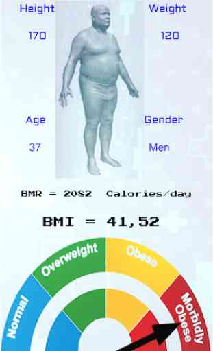 BMR / BMI  Calculator 3