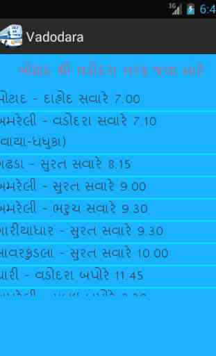 Botad City Bus Time Table 4