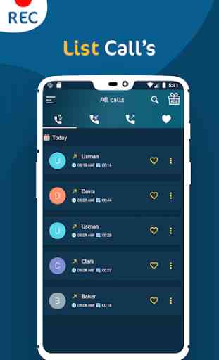 Call Recorder Automatic - Free call recorder app 1