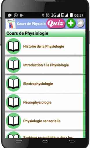 Cours de Physiologie 1