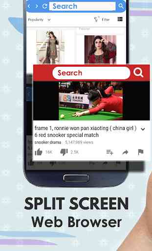 Dual Screen Browser - Split Screen Web Browser 1
