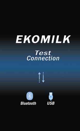 EKOMILK Test Connection 1