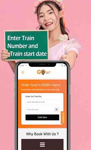 food delivery in train 2