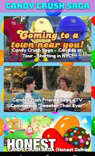 Free Candy Crush Saga Videos, Tricks 1
